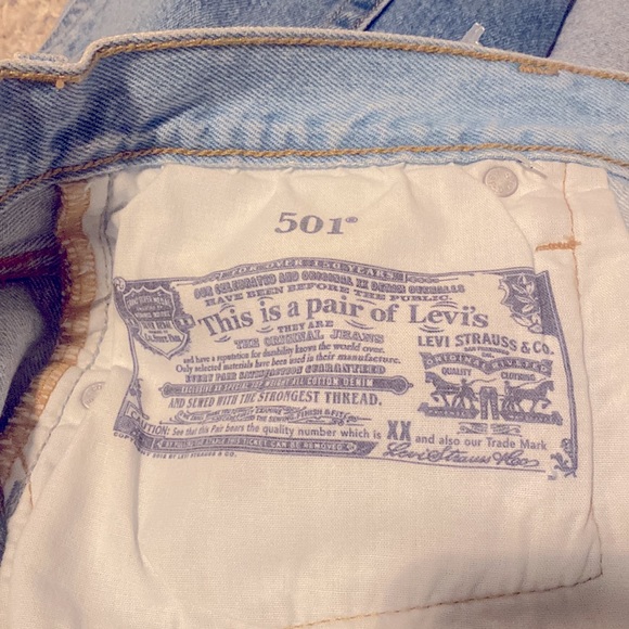 Levi’s 501 •New/Never Worn •High Rise• Cut Off Short - Picture 6 of 7
